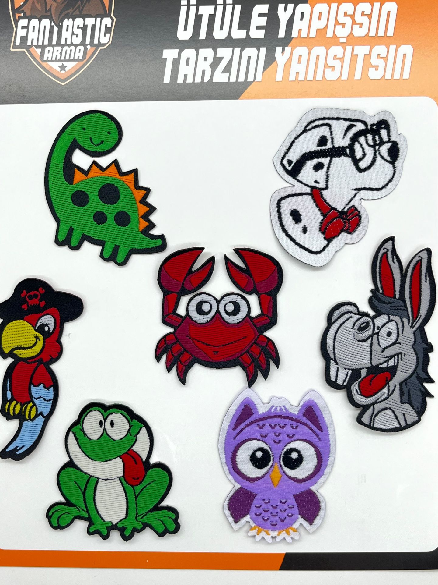 ÜTÜYLE YAPIŞAN ARMA SETİ