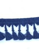 PAMUK ŞERİT SAÇAK LACİVERT