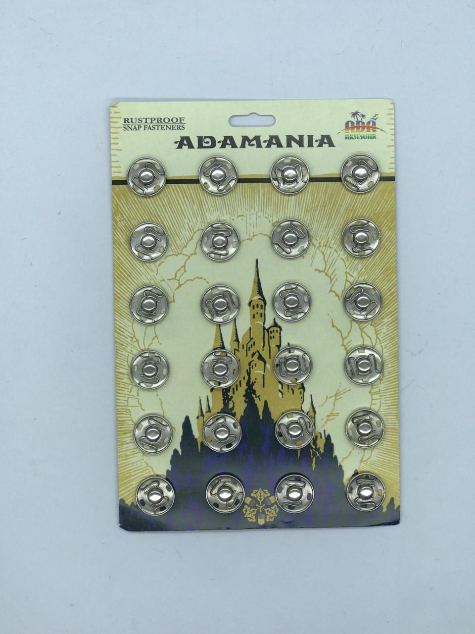 17 mm metal çıtçıt 24 adet