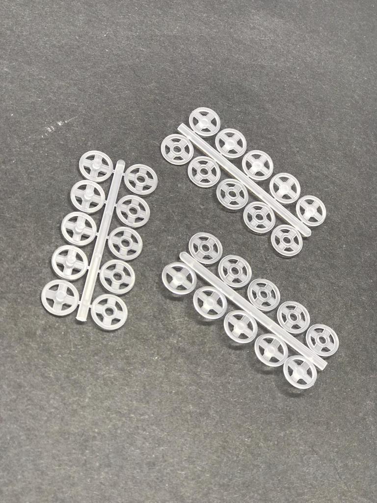10 mm plastik çıtçıt seti beyaz