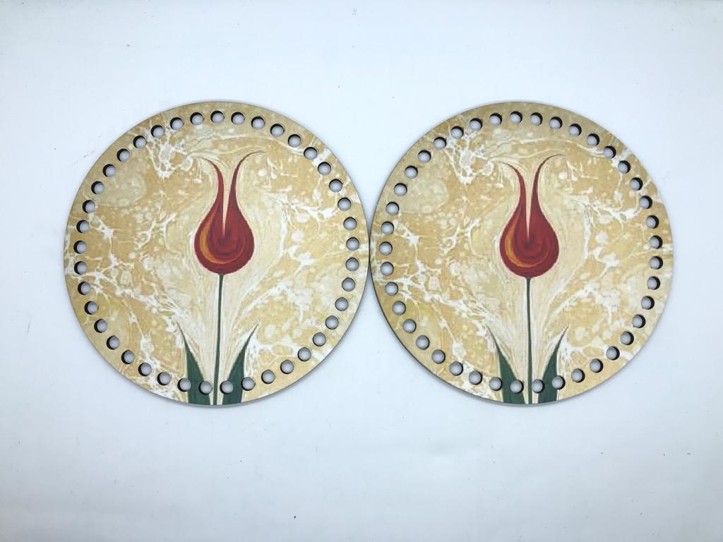 AHŞAP DESENLİ ÇANTA YANI