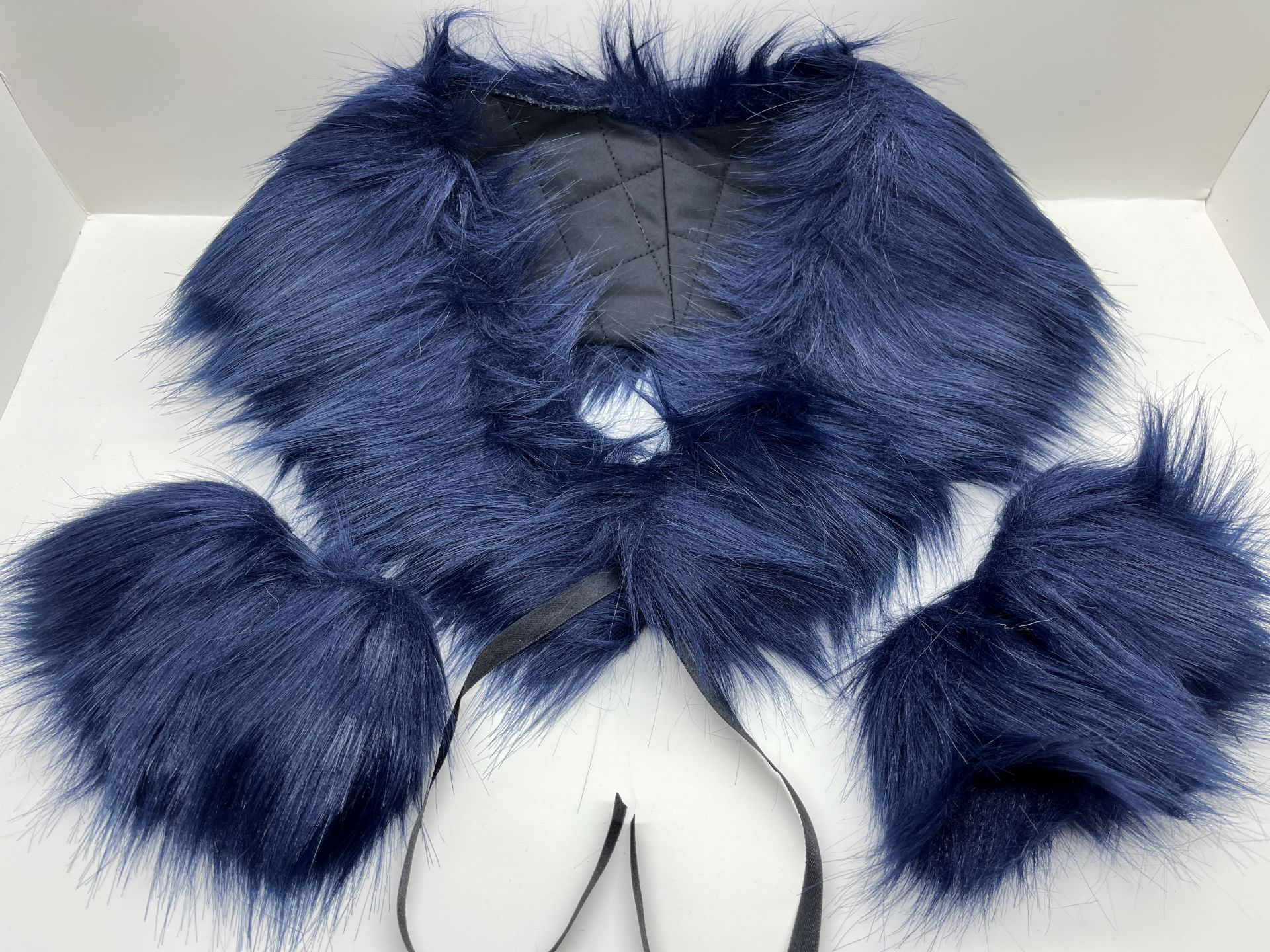 YAKA KÜRKÜ LACİVERT