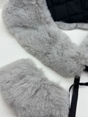 YAKA KÜRKÜ AÇIK GRİ