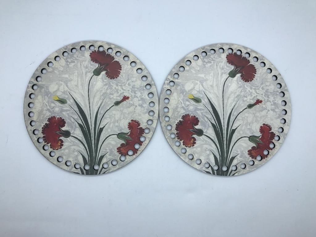 AHŞAP DESENLİ ÇANTA YANI