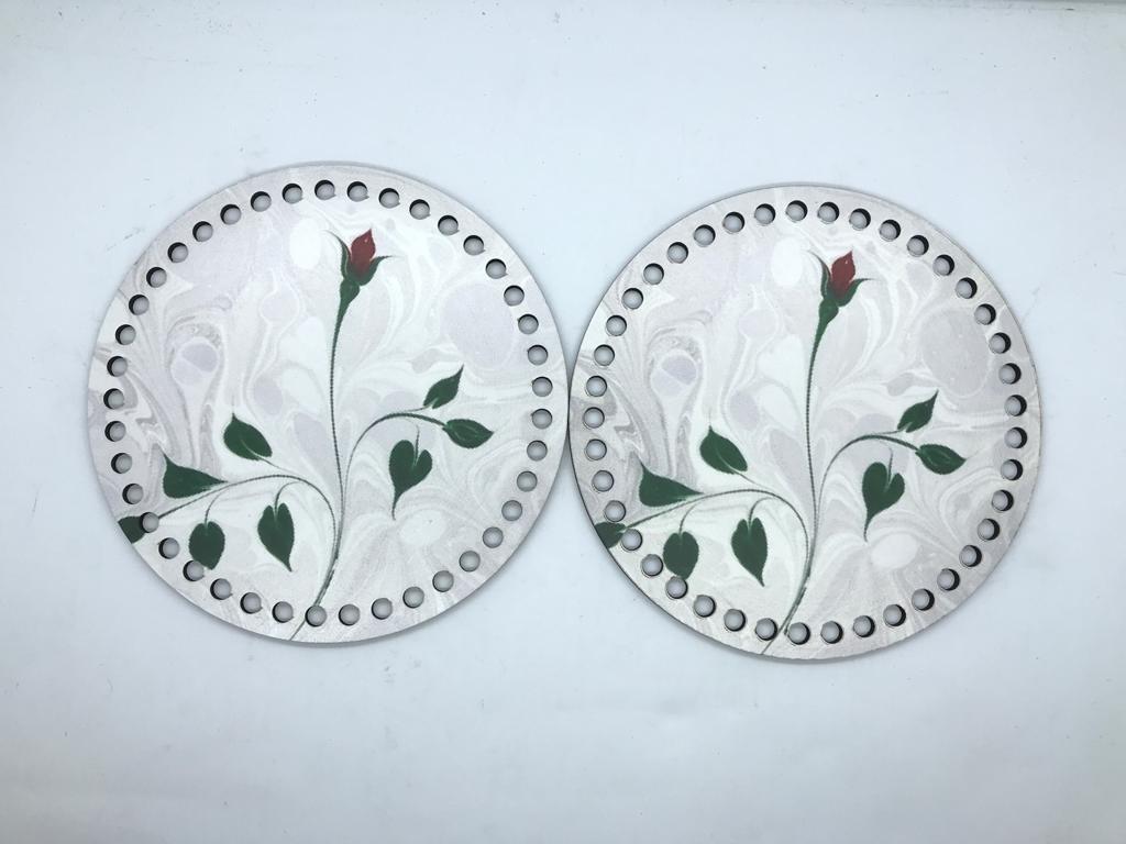 AHŞAP DESENLİ ÇANTA YANI