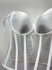 BALENLİ BÜSTİYER KORSE BEYAZ