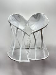 BALENLİ BÜSTİYER KORSE BEYAZ