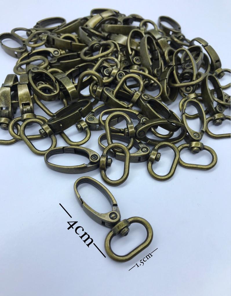 ANTİK PAPAĞAN ÇANTA KLİPSİ