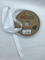 SATEN KATLI BİYE BEYAZ 20mm