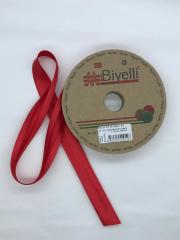 SATEN KATLI BİYE KIRMIZI 20mm
