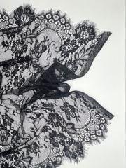 SAKALLI DANTEL SİYAH 3m KUPON