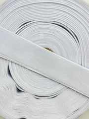 KADİFE KURDELE 30mm beyaz