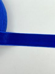 KADİFE KURDELE 30mm saks mavisi