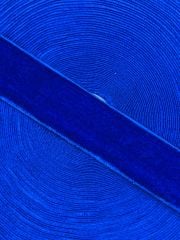 KADİFE KURDELE 30mm saks mavisi