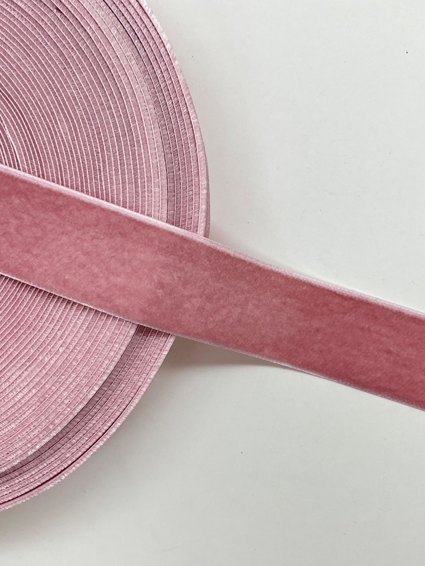 KADİFE KURDELE 30mm pembe