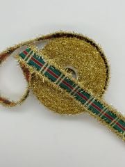 YILBAŞI TEMALI SAKALLI KURDELE 3 cm