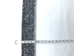 ÇANTA KOLONU KIRÇILLI GRİ 4cm