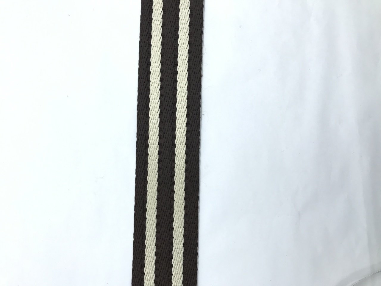 ÇANTA KOLONU KAHVE KREM ÇİZGİLİ 4cm