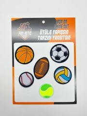 ÜTÜYLE YAPIŞAN ARMA SETİ