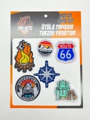 ÜTÜYLE YAPIŞAN ARMA SETİ