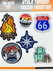 ÜTÜYLE YAPIŞAN ARMA SETİ