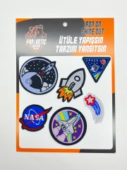 ÜTÜYLE YAPIŞAN ARMA SETİ