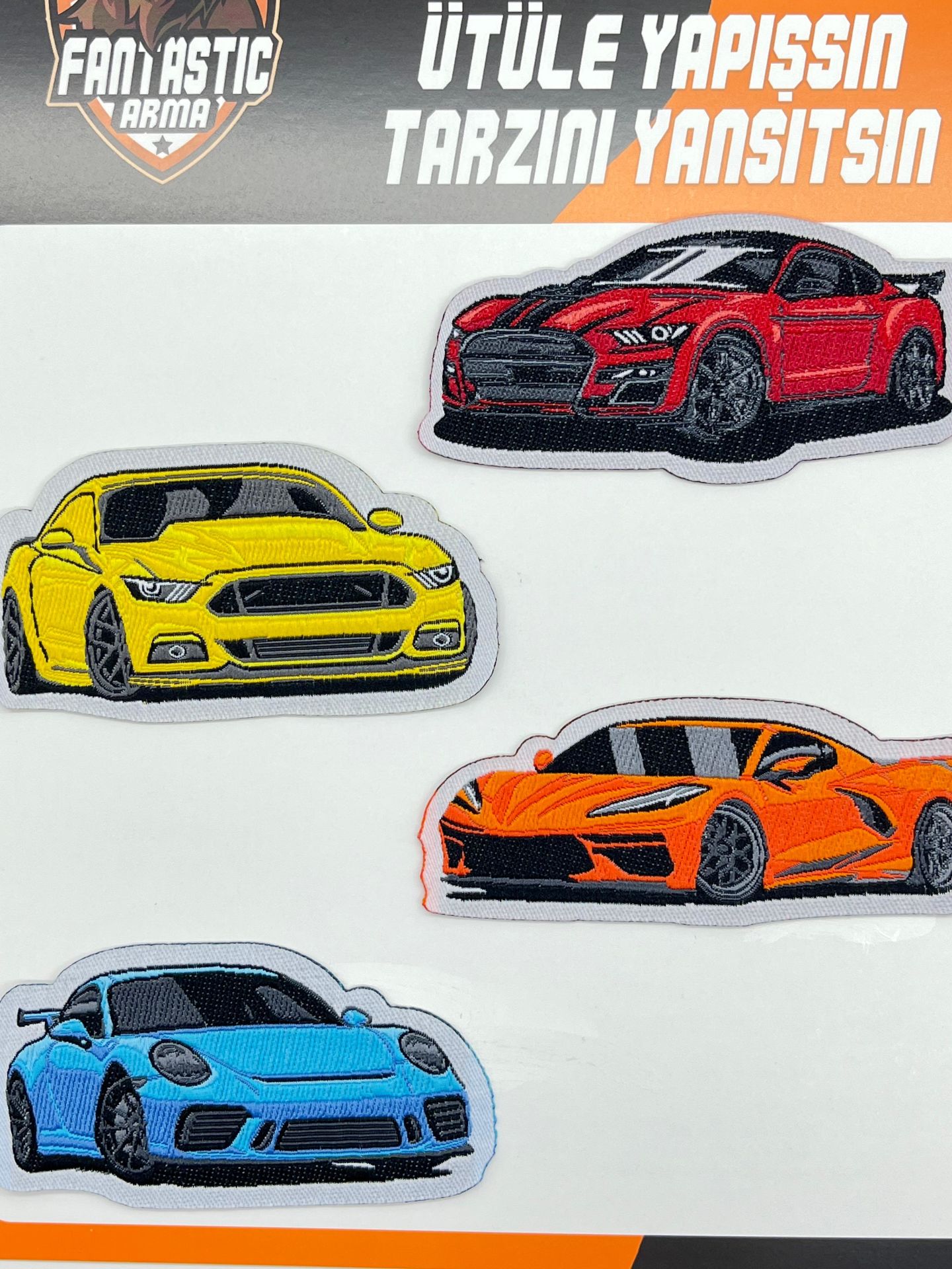 ÜTÜYLE YAPIŞAN ARMA SETİ