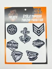 ÜTÜYLE YAPIŞAN ARMA SETİ