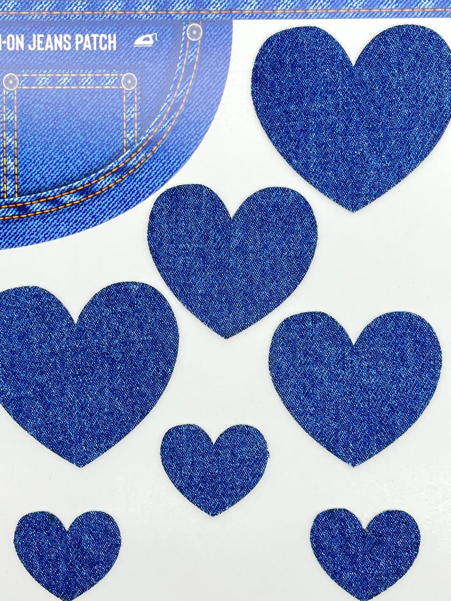 ÜTÜYLE YAPIŞAN KOT ARMA SETİ