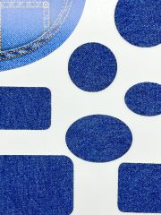 ÜTÜYLE YAPIŞAN KOT ARMA SETİ