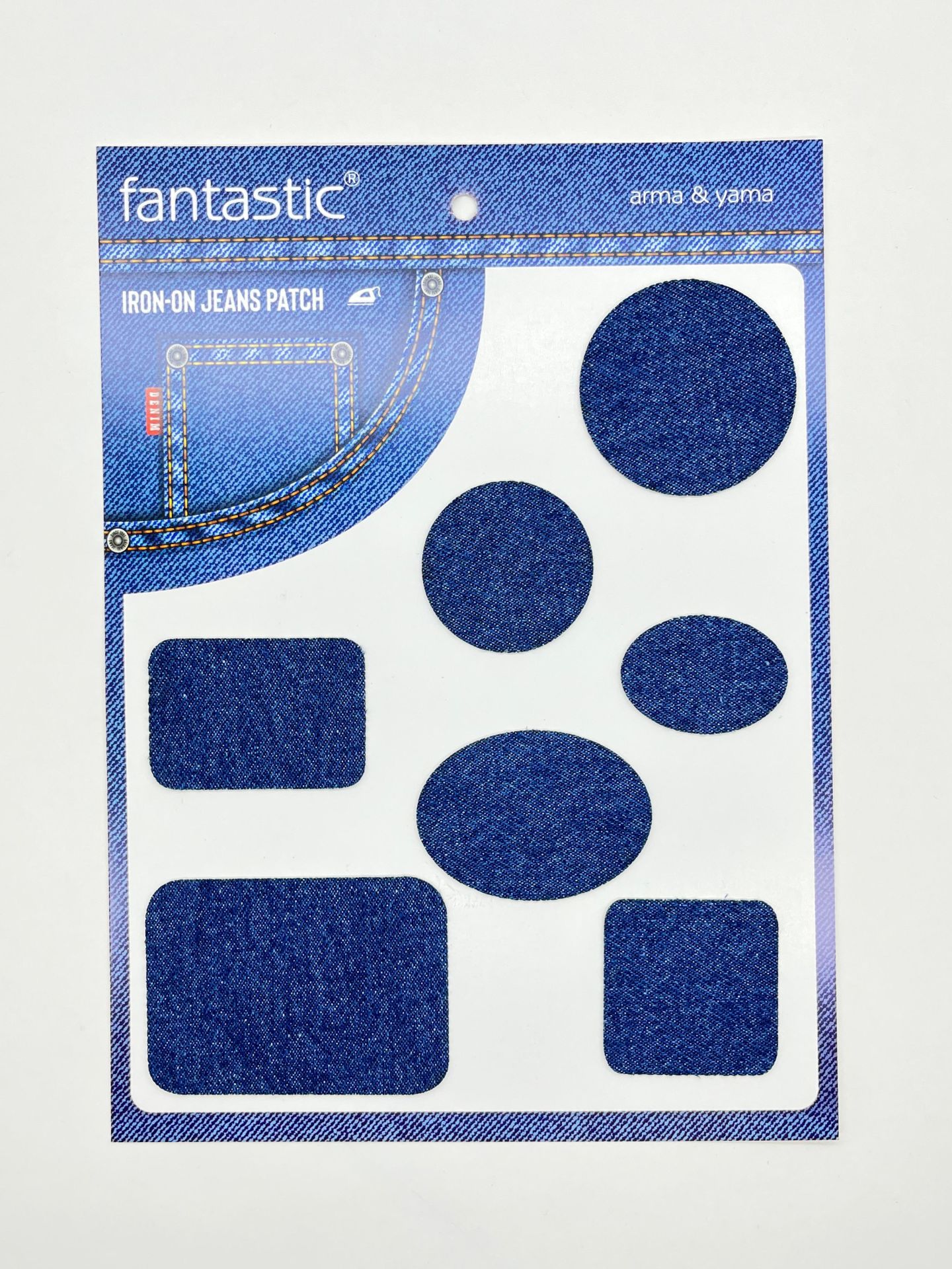 ÜTÜYLE YAPIŞAN KOT ARMA SETİ