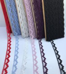 ŞİFON DANTEL 9 METRE Lila