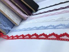 ŞİFON DANTEL 9 METRE Lila