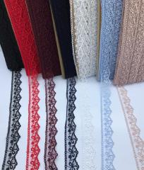 ŞİFON DANTEL 9 METRE beyaz