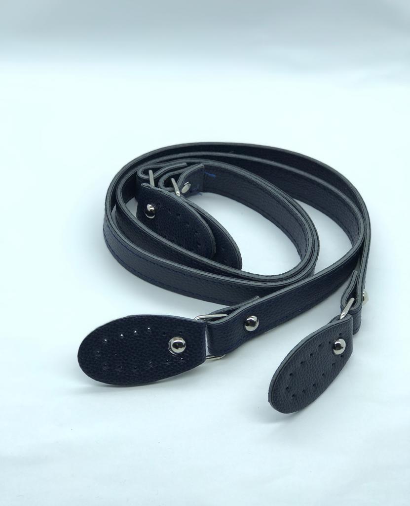 DERİ ÇANTA ASKISI LACİVERT