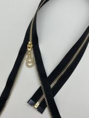 TAŞLI ELCİKLİ METAL DİŞLİ FERMUAR