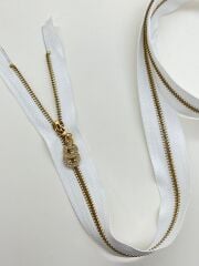 TAŞLI ELCİKLİ METAL DİŞLİ FERMUAR