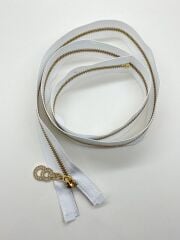 TAŞLI ELCİKLİ METAL DİŞLİ FERMUAR