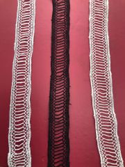 KOLBER DANTEL 2.5cm / 9m beyaz