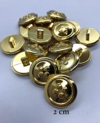 METALİZE DÜĞME GOLD 2cm