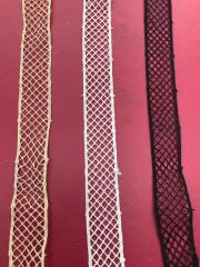 FİLE KOLBER DANTEL 4cm / 9m beyaz