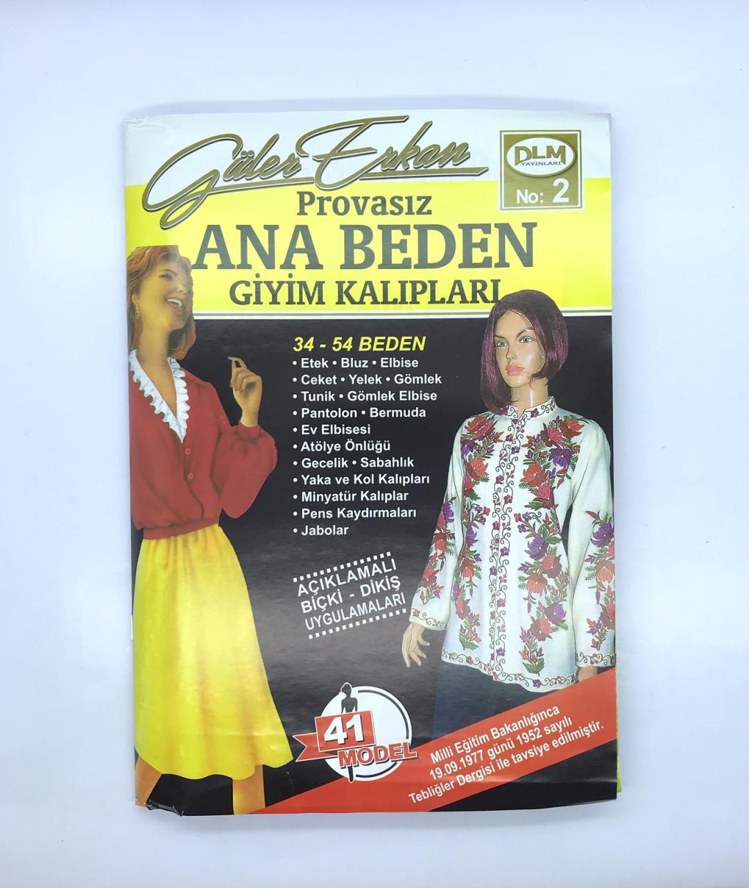 GÜLER ERKAN ANA BEDEN GİYİM KALIPLARI NO:2