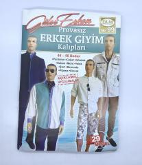GÜLER ERKAN ERKEK GİYİM KALIPLARI NO:99