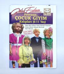 GÜLER ERKAN ÇOCUK GİYİM KALIPLARI NO:81