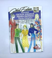 GÜLER ERKAN GECELİK,SABAHLIK, PİJAMA, EŞOFMAN GİYİM KALIPLARI NO:98