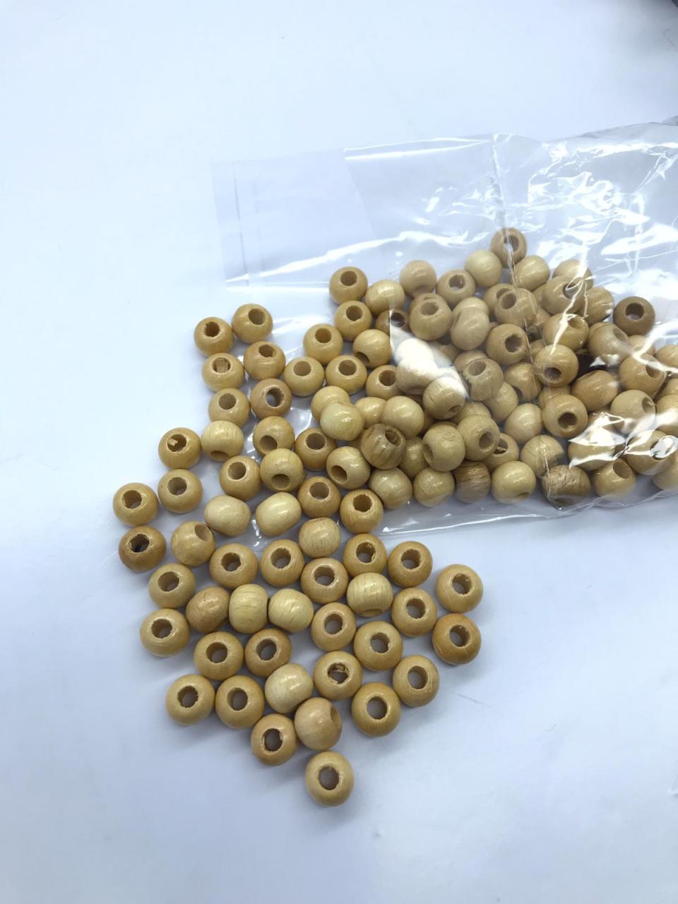 AHŞAP BONCUK YUVARLAK  50 gr