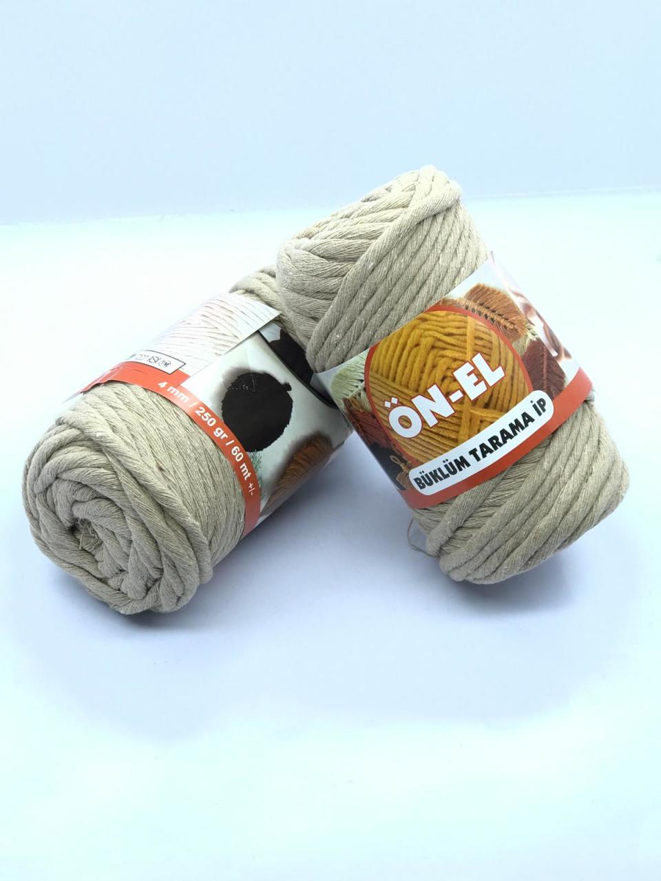 ÖN-EL MAKROME BÜKLÜM TARAMA İPİ bej