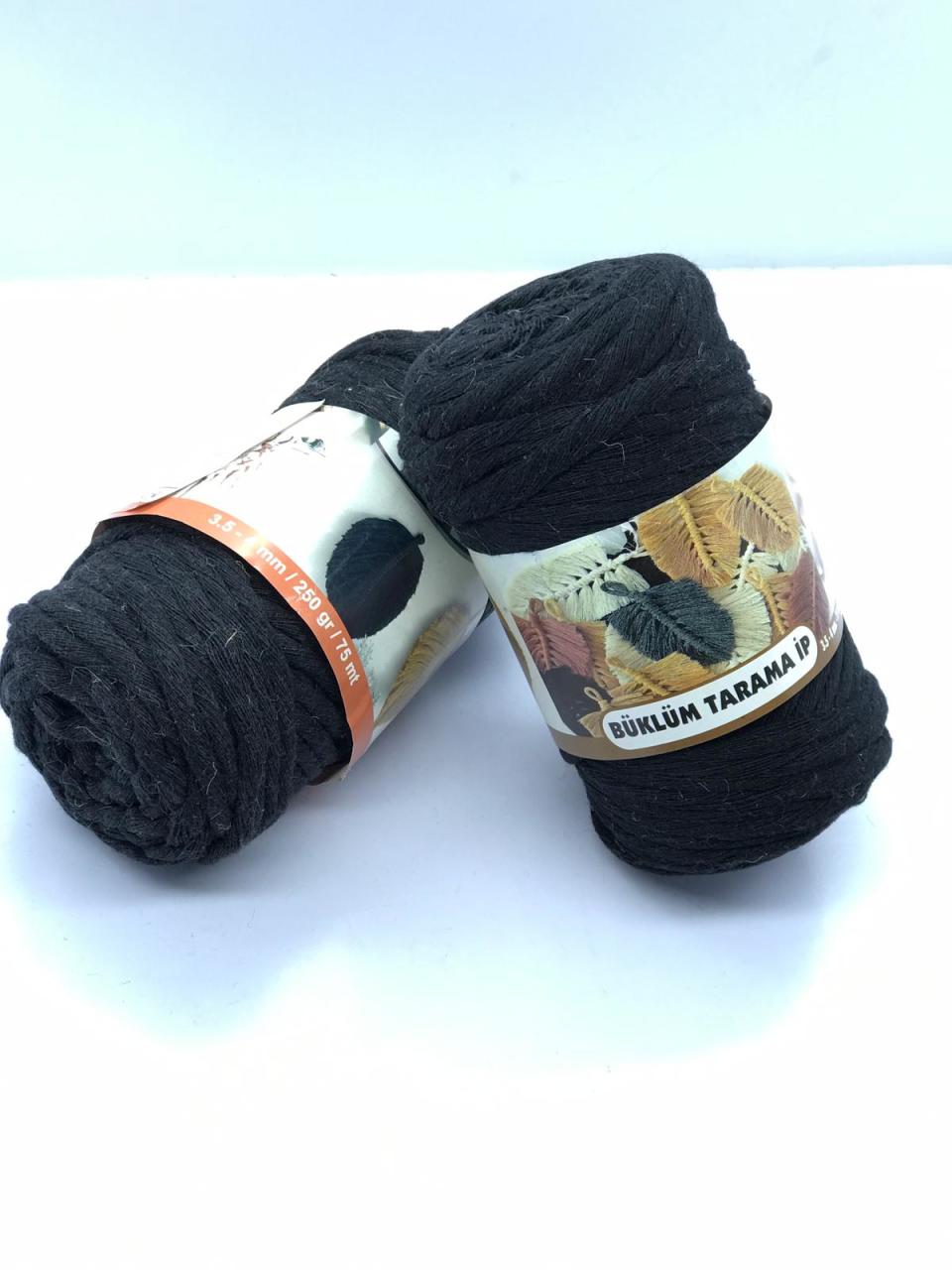 ÖN-EL MAKROME BÜKLÜM TARAMA İPİ siyah