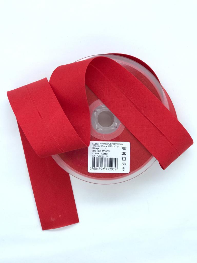 KOTON KATLI BİYE KIRMIZI 40mm