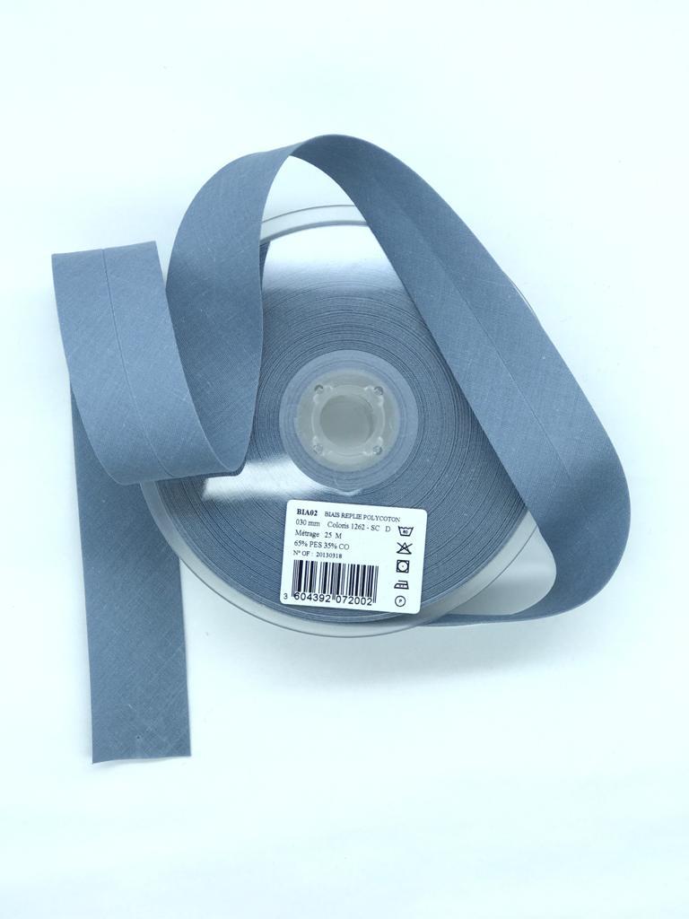 KOTON KATLI BİYE GRİ MAVİ 30mm